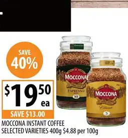 Supabarn Moccona instant coffee offer