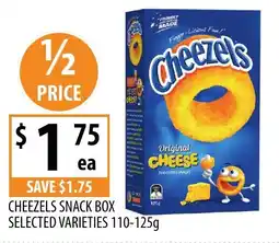 Supabarn CHEEZELS SNACK BOX offer