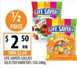 Supabarn Life savers lollies offer