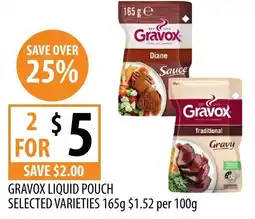 Supabarn Gravox liquid pouch offer