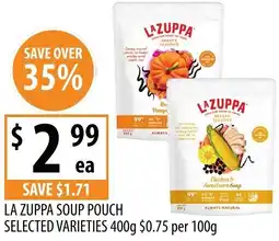 Supabarn La zuppa soup pouch offer