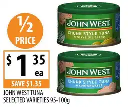 Supabarn John west chunk style tuna offer