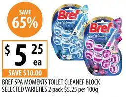 Supabarn Bref spa moments toilet cleaner block offer