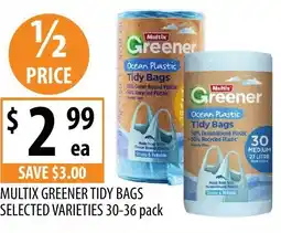 Supabarn Multix greener tidy bags offer