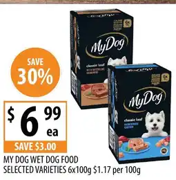 Supabarn My dog wet dog food offer