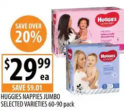 Supabarn Huggies nappies jumbo offer