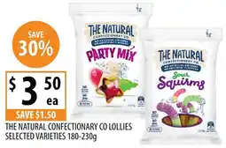 Supabarn The natural confectionary co lollies offer