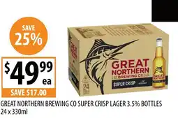 Supabarn Great northern brewing co super crisp offer