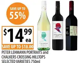 Supabarn Peter lehmann portraits and chalkers crossing hilltops selected varieties offer