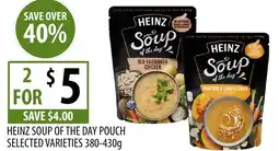 Supabarn Heinz soup of the day pouch offer