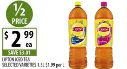 Supabarn Lipton iced tea offer