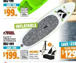 Anaconda Fuel 10'2" Inflatable Stand Up Paddleboard offer