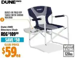 Anaconda Dune 4WD Directors Chair offer