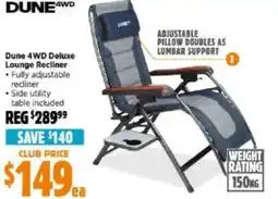 Anaconda Dune 4WD Deluxe Lounge Recliner offer