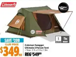 Anaconda Coleman Swagger Ultimate 3 Person Tent offer