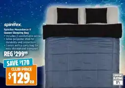 Anaconda Spinifex Moondance II Queen Sleeping Bag offer
