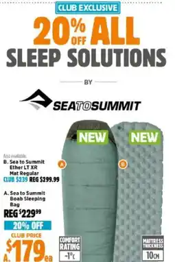 Anaconda Sea to Summit Ether LT XR Mat Regular offer