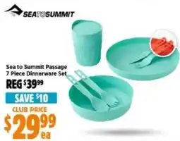 Anaconda Sea to Summit Passage 7 Piece Dinnerware Set offer