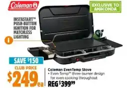 Anaconda Coleman Even Temp Stove offer
