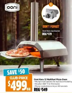 Anaconda Ooni Karu 12 Multifuel Pizza Oven offer
