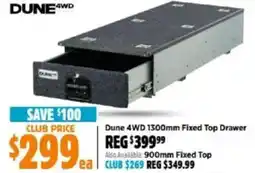 Anaconda Dune 4WD 1300mm Fixed Top Drawer offer