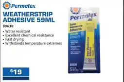 Burson Auto Parts Weatherstrip adhesive offer