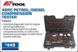 Burson Auto Parts 46pc petrol/diesel compression tester offer