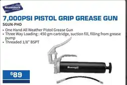 Burson Auto Parts 7,000psi pistol grip grease gun offer