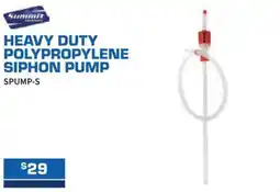 Burson Auto Parts Heavy duty polypropylene siphon pump offer