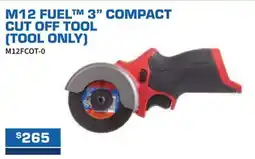 Burson Auto Parts M12 fuel™ 3" compact cut off tool (tool only) offer