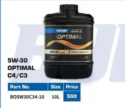 Burson Auto Parts 5w-30 optimal c4/c3 offer