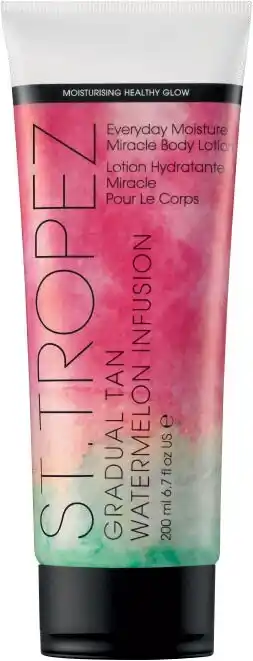 Coles St Tropez Gradual Tan Watermelon Infusion Body Lotion 200mL offer