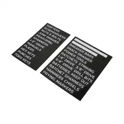 SuperCheap Auto ToolPRO Magnetic Tool Box Drawer Label Set 30 Piece offer