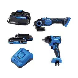 SuperCheap Auto Kincrome PT18 18V 2 Piece Brushless Impact Wrench & Grinder Kit 2.0Ah offer