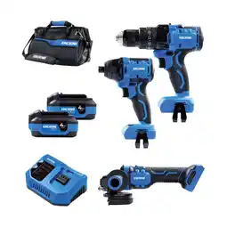 SuperCheap Auto Kincrome PT18 18V 3 Piece Brushless Drill, Driver & Grinder Kit 4.0Ah offer