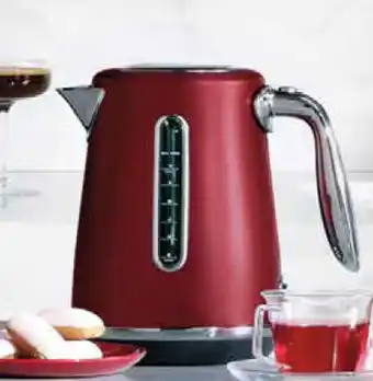The Good Guys Breville the soft top luxe kettle - red velvet cake offer