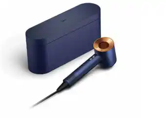 The Good Guys Dyson supersonic hair dryer with case - prussian blue/ rich copper offer