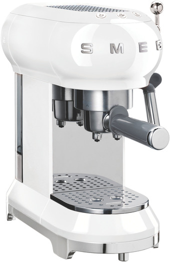 The Good Guys Smeg 50s retro style coffee machine - white offer