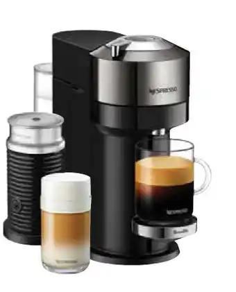 The Good Guys Nespresso vertuo next deluxe bundle - dark chrome offer