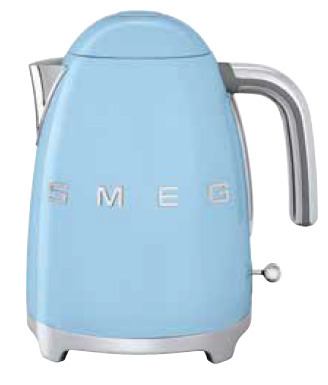 The Good Guys Smeg 50s retro style kettle - pastel blue offer