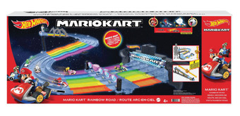 Mr Toys Hot wheels mario kart rainbow road raceway offer