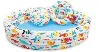 Mr Toys Intex fishbowl pool set with ball and ring offer