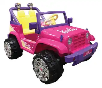 Mr Toys Barbie jeep ride on offer