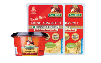 San remo fresh pasta 350g or pasta sauce 400g-425g
