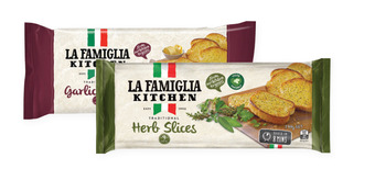 Drakes La famiglia garlic or herb bread slices 270g offer