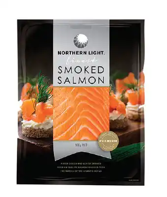 Northern light smoked salmon 100g