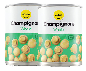 Drakes Value whole champignons 184g offer