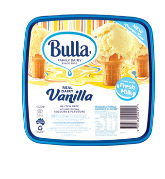 Drakes Bulla ice cream vanilla 4lt offer