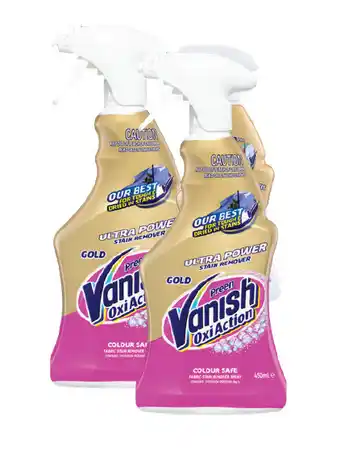 Drakes Vanish preen oxi action gold stain remover trigger 450ml offer