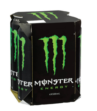 Drakes Monster energy drink 4x500ml offer